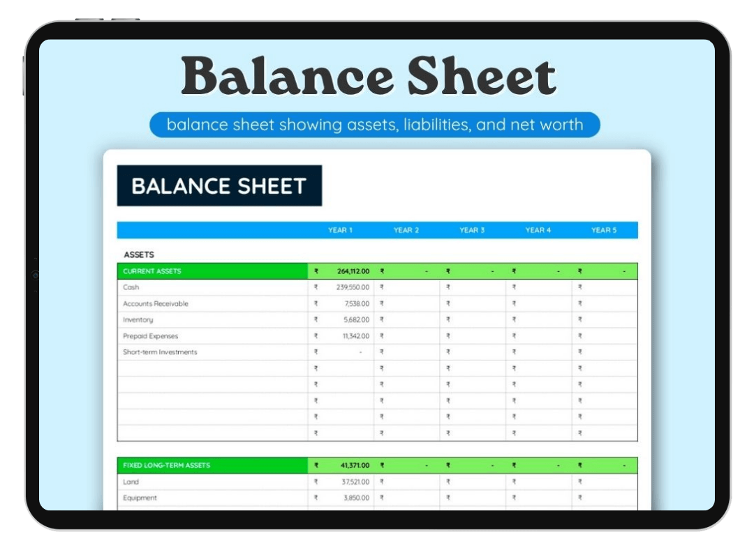 Balance Sheet