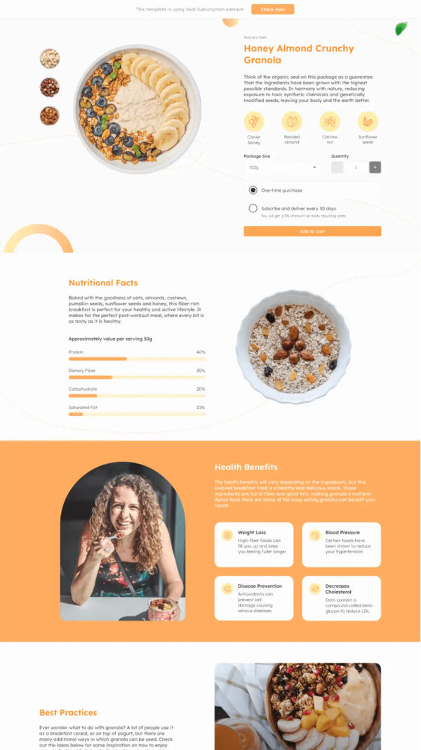 Shopify modern store layout example