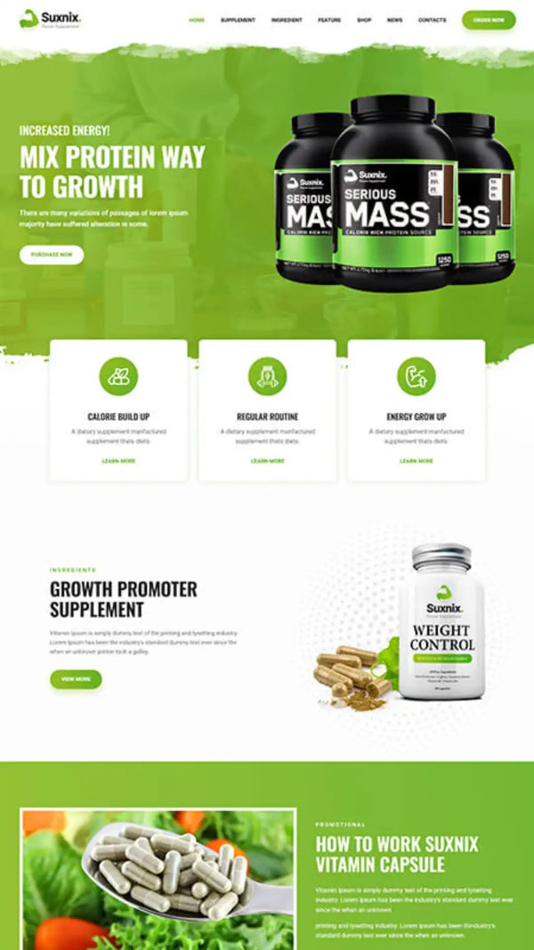 Shopify colorful store layout example